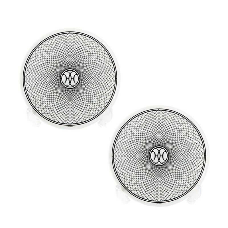 エルメス（HERMES） H Deco アッシュデコ パンプレート 14cm No.1 037012P ペア