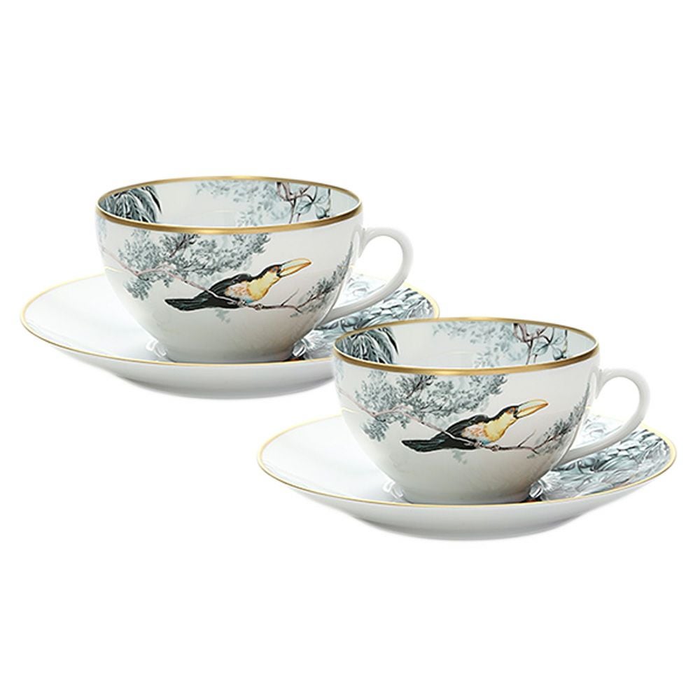 エルメス（HERMES） 赤道直下のスケッチ モーニングカップ＆ソーサー 370ml ペア