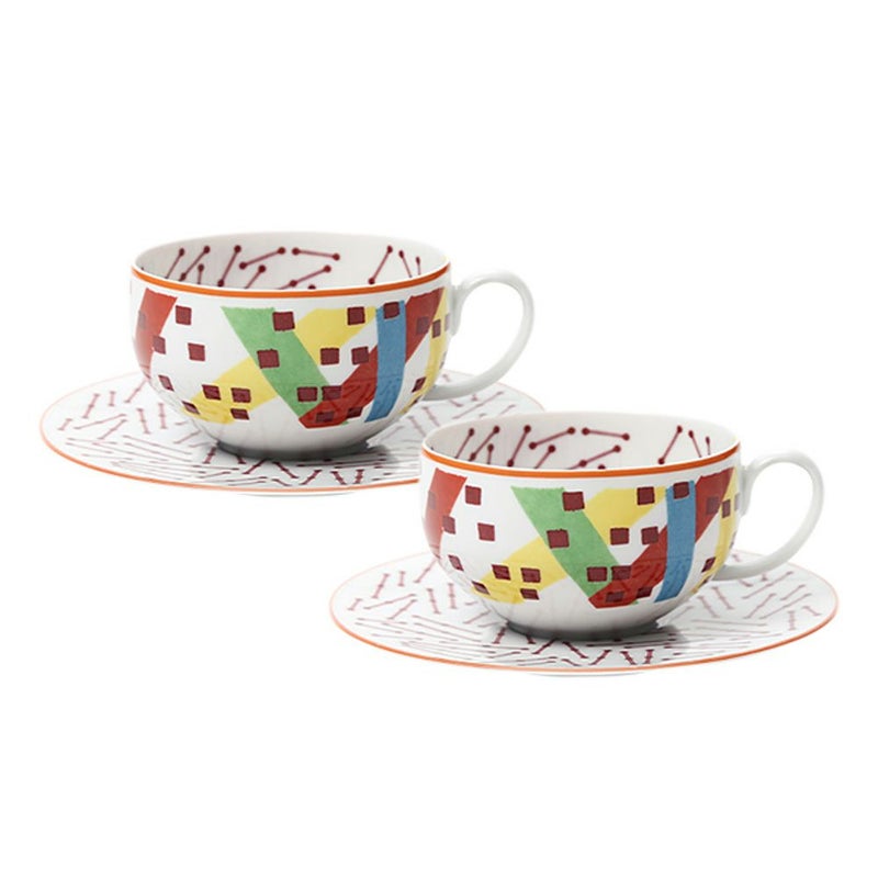 エルメス（HERMES） イポモビル ティーカップ＆ソーサー No.1 200ml 048016P ペア