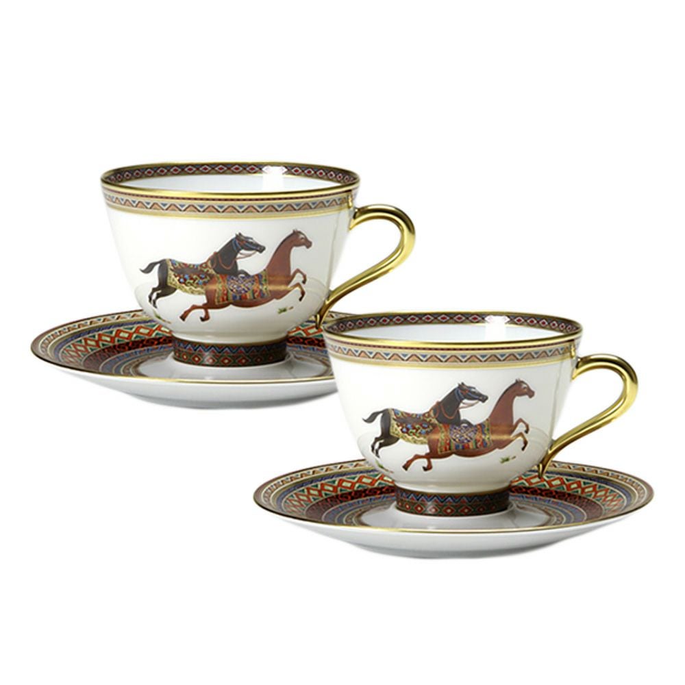 エルメス（HERMES） シュヴァルドリアン ティーカップ＆ソーサー 230ml