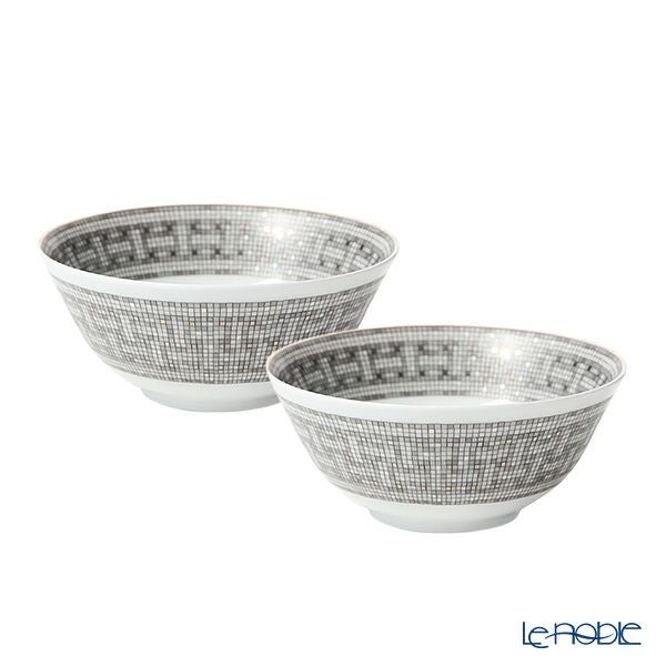 エルメス（HERMES） モザイク ヴァンキャトルプラチナ コレクション アジアティック ライスボウル 190ml 035084P ペア
