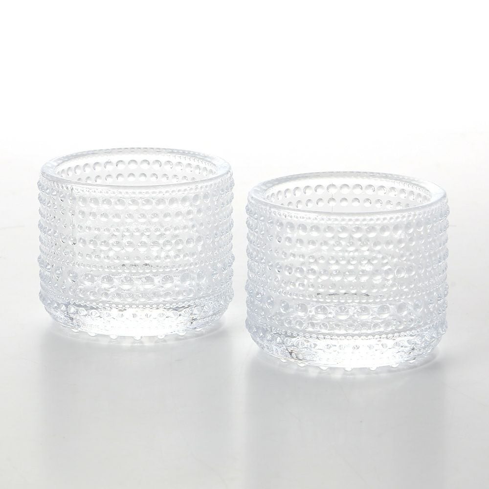 イッタラ（iittala） カステヘルミ キャンドルホルダー 64mm クリア ペア