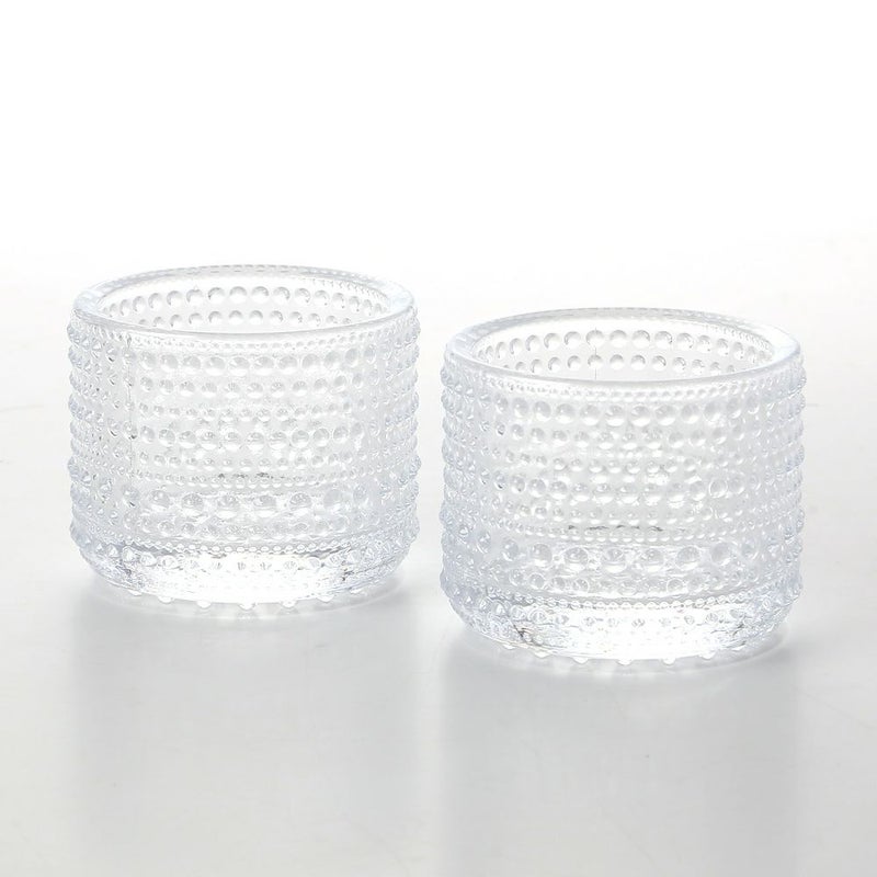 イッタラ（iittala） カステヘルミ キャンドルホルダー 64mm クリア ペア