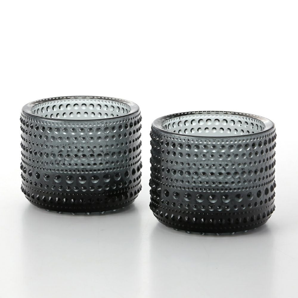 イッタラ（iittala） カステヘルミ キャンドルホルダー 64mm グレー ペア