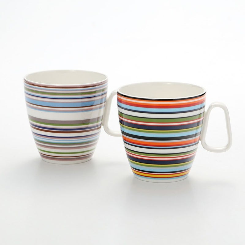 イッタラ（iittala） オリゴ オレンジ＆ベージュ マグ（ハンドル付） 400ml ペア