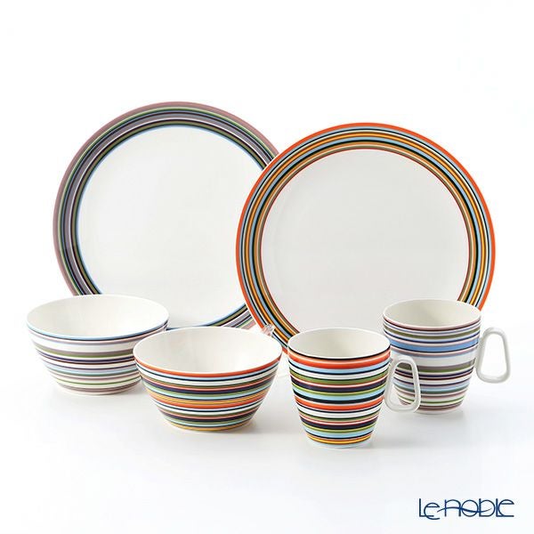 イッタラ（iittala） オリゴ オレンジ＆ベージュ マグ＆プレート＆ボウル 6点セット