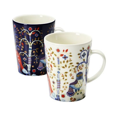 イッタラ（iittala） タイカ ホワイト＆ブルー マグ 400ml ペア 