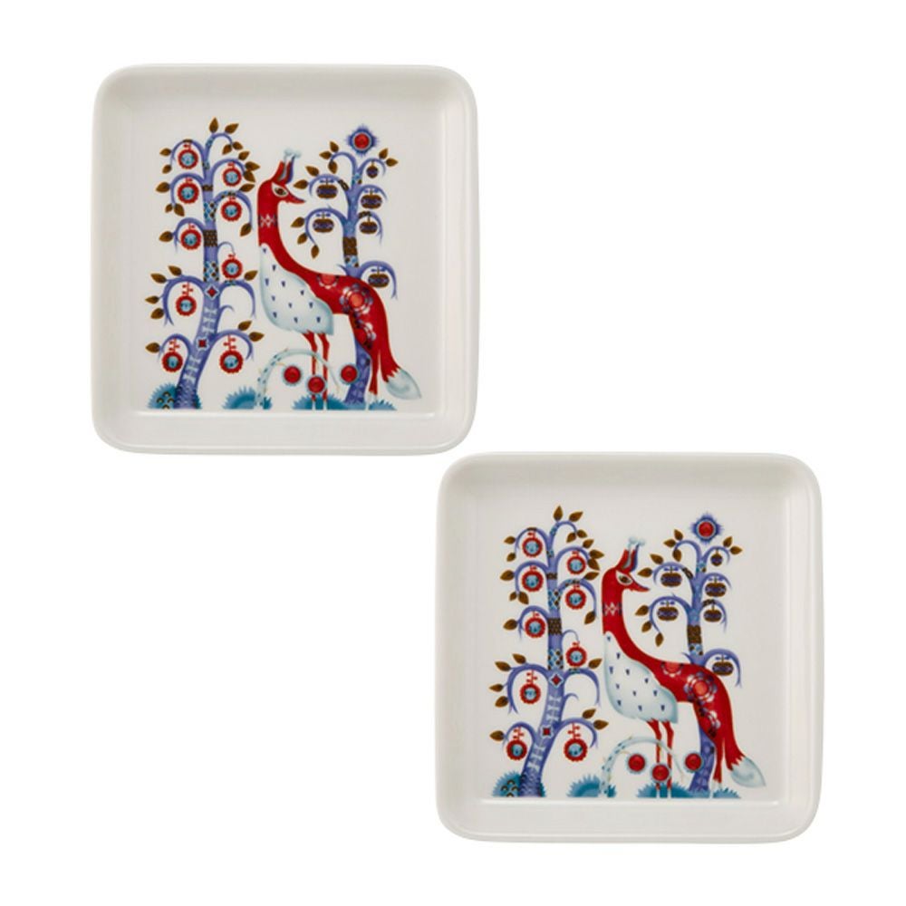 イッタラ（iittala） タイカ ブルー スクエアプレート 12×12cm 1070927