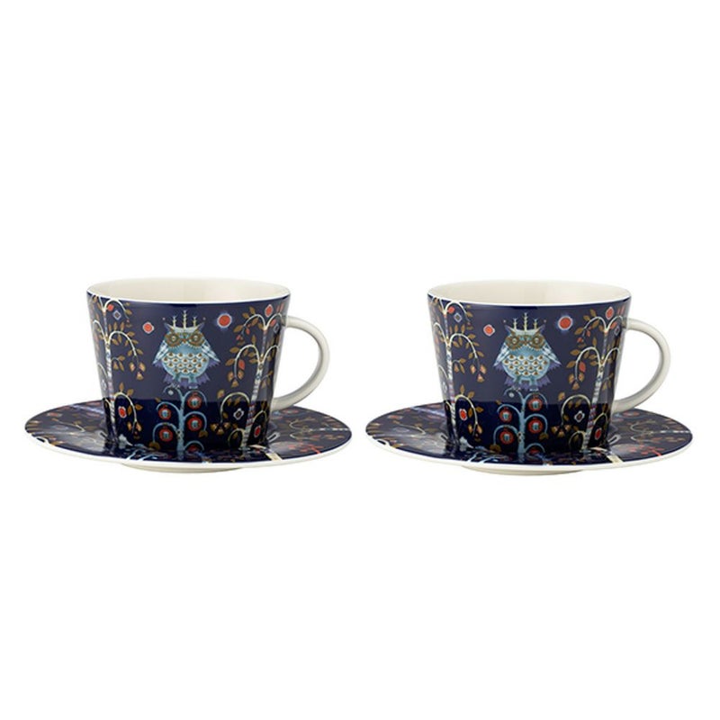 イッタラ（iittala） タイカ ブルー ティーカップ＆ソーサー 300ml ペア 1075821