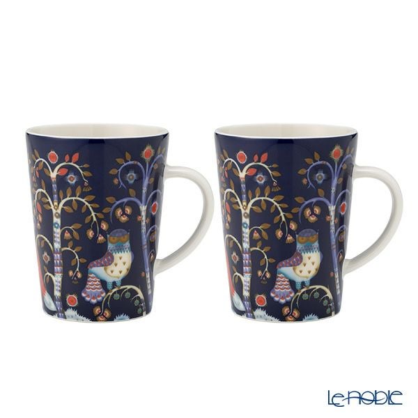 イッタラ（iittala） タイカ ブルー マグカップ 300ml ペア 1070922
