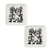 イッタラ（iittala） タイカ ブラック スクエアプレート 12×12cm ペア 1070928