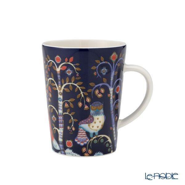 イッタラ（iittala） タイカ ホワイト ＆ ブルー ＆ ブラック マグカップ 300ml 3点セット