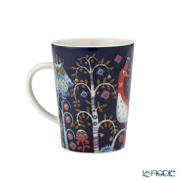 イッタラ（iittala） タイカ ホワイト ＆ ブルー ＆ ブラック マグカップ 300ml 3点セット