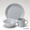 イッタラ（iittala） ティーマ パールグレイ マグ＆プレート＆ボウル 3点セット