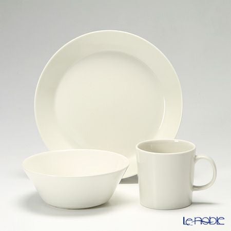 イッタラ（iittala） ティーマ ホワイト マグ＆プレート＆ボウル 3点セット