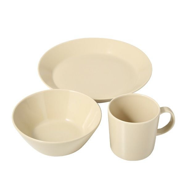 イッタラ ティーマ リネン マグ ボウル プレート3点セット  イッタラ（iittala） ティーマ マグカップ＆プレート21cm＆ボウル15cm