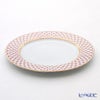 ロシア食器 インペリアル・ポーセリン ブルース（ピンクネット） プレート 27cm ペア