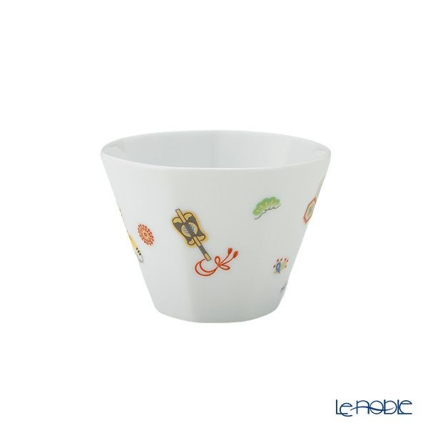 香蘭社 節句文 春駒＆鯛車 カップ130ml＆ソーサー13cm ピンク＆グリーン ペア