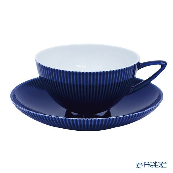 香蘭社 ピンストライプ 瑠璃 ルリ トリオセット 【NYNOW最優秀新商品賞受賞商品（カップ＆ソーサーのみ）】