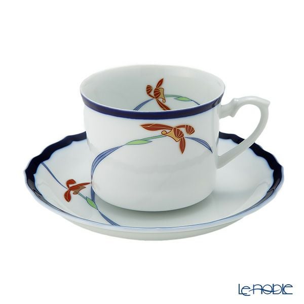 香蘭社 オーキッドレース コーヒーカップ＆ソーサー 200ml 5客セット