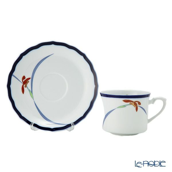 香蘭社 オーキッドレース コーヒーカップ＆ソーサー 200ml 5客セット