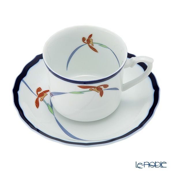 香蘭社 オーキッドレース コーヒーカップ＆ソーサー 200ml 5客セット