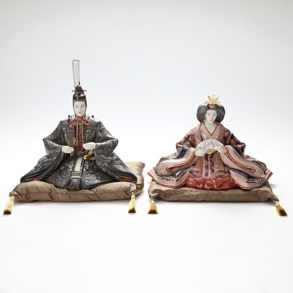 リヤドロ 雛人形 親王＆内親王 ハイポーセリン 01940＆01939 LE1000