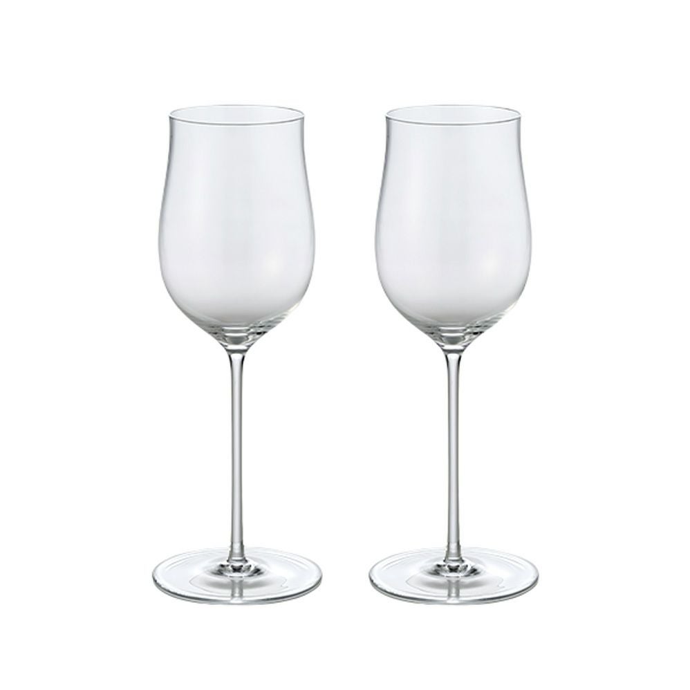 Le Vin ル・ヴァン プロフェッショナル TRICKY トリッキー 白ワイングラス （チューリップ）満240ml H20cm ペア