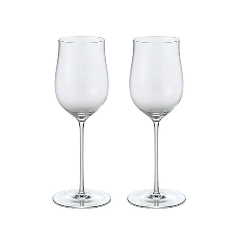 Le Vin ル・ヴァン プロフェッショナル TRICKY トリッキー 白ワイングラス （チューリップ）満240ml H20cm ペア