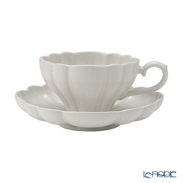 マルミツポテリ スタジオエム ルブケ カップ＆ソーサー 190ml ホワイト ペア