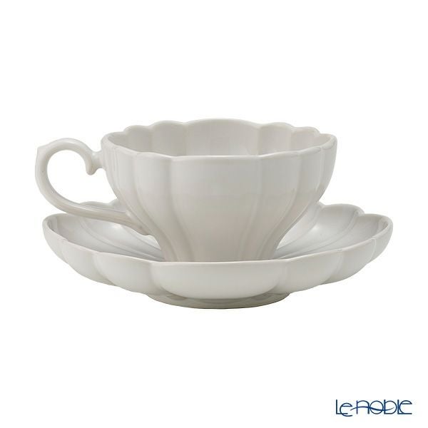 マルミツポテリ スタジオエム ルブケ カップ＆ソーサー 190ml ホワイト ペア