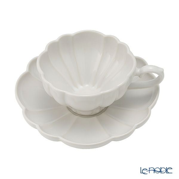 マルミツポテリ スタジオエム ルブケ カップ＆ソーサー 190ml ホワイト ペア