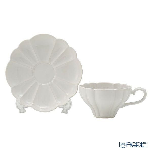 マルミツポテリ スタジオエム ルブケ カップ＆ソーサー 190ml ホワイト ペア