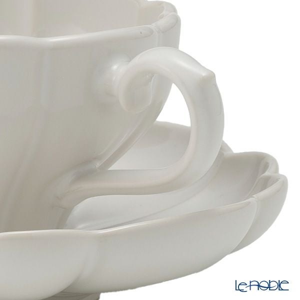 マルミツポテリ スタジオエム ルブケ カップ＆ソーサー 190ml ホワイト ペア