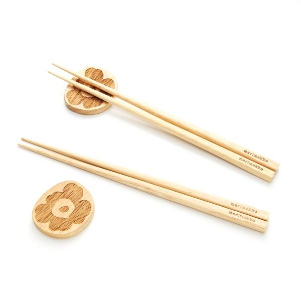 マリメッコ（marimekko） Unikko ウニッコ Chopstick Rest（木製箸置き