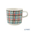 マリメッコ（marimekko） Urdimbre ウルディンブレ／縦糸 コーヒーカップ 200ml ＆ プレート15.5×12.5cm セット