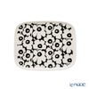 マリメッコ（marimekko） Unikko ウニッコ／けしの花 60thアニバーサリーコレクション 2ピースセット マグカップ＆プレート15.5×12.5cm ブラック×ホワイト