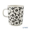 マリメッコ（marimekko） Unikko ウニッコ／けしの花 60thアニバーサリーコレクション マグカップ 250ml ペア ブラック×ホワイト 柄違い