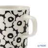 マリメッコ（marimekko） Unikko ウニッコ／けしの花 60thアニバーサリーコレクション マグカップ 250ml ペア ブラック×ホワイト 柄違い