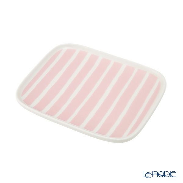 マリメッコ（marimekko） Piccolo ピッコロ／擬音語 2点セット プレート15×12cm ＆ マグカップ 250ml ホワイト×ピンク