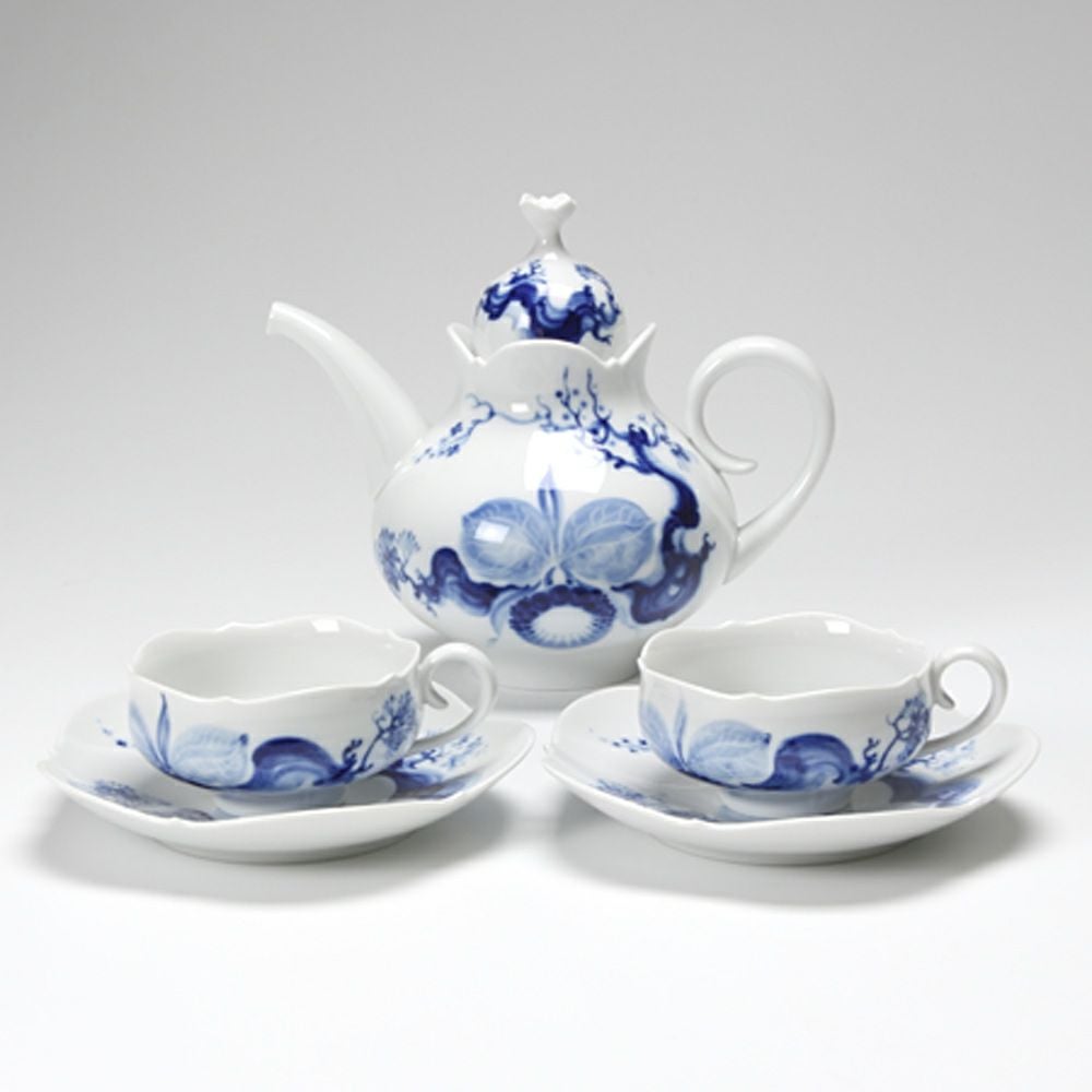 マイセン（Meissen） ブルーオーキッド 2人用 ティーセット | ブランド