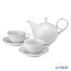 マイセン（Meissen） 波の戯れホワイト 2人用 ティーセット（L）