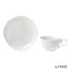 マイセン（Meissen） 波の戯れホワイト 000001／29633 ティーカップ＆ソーサー 170ml ペア