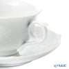 マイセン（Meissen） 波の戯れホワイト 000001／29633 ティーカップ＆ソーサー 170ml ペア