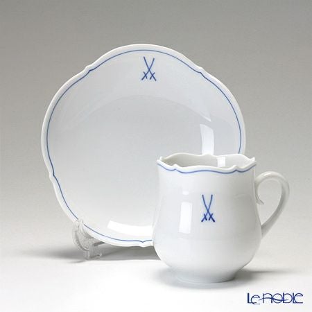 マイセン（Meissen） ホワイトマイセン（VIP） 825009／23582 コーヒーカップ＆ソーサー 150ml ペア