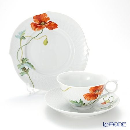 マイセン（Meissen） ワイルドポピー 615201 トリオセット（ティー）