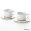 マイセン（Meissen） スウォード ラグジュアリーゴールド 99A370-41584 カプチーノカップ＆ソーサー 200ml／14.5cm ペア