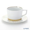 マイセン（Meissen） スウォード ラグジュアリーゴールド 99A370-41584 カプチーノカップ＆ソーサー 200ml／14.5cm ペア