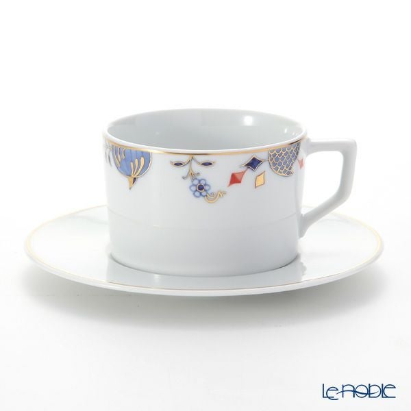 マイセン（Meissen） ノーブルブルー 802190-41582（572／98A077-41562） コーヒーカップ＆ソーサー 180ml （オニオンエッジ） ペア