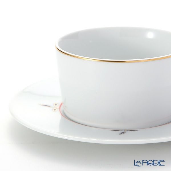 マイセン（Meissen） ノーブルブルー 802490-41633（98A077-41623／562） ティーカップ＆ソーサー 150ml （ブロッサムツィッグ） ペア